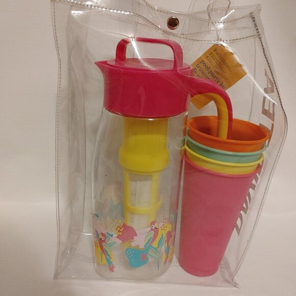 FUN DAVIDsTEA Pool Party Kit BNIP No Tea Packs Colourful Stadium Approved - Picture 2 of 7